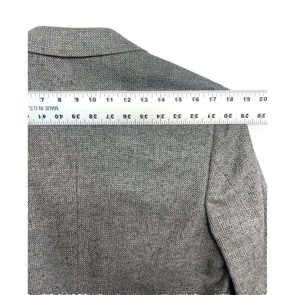 vtg Donald‎ Brooks 40R Herringbone Camel Hair Tweed Blazer Jacket Sport Coat USA